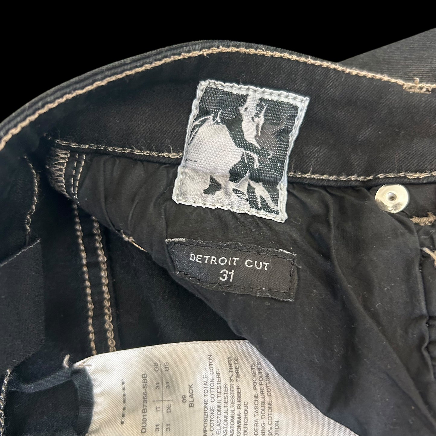 DRKSHDW SS22 “Fogachine” Detroit Cut Denim Jeans
