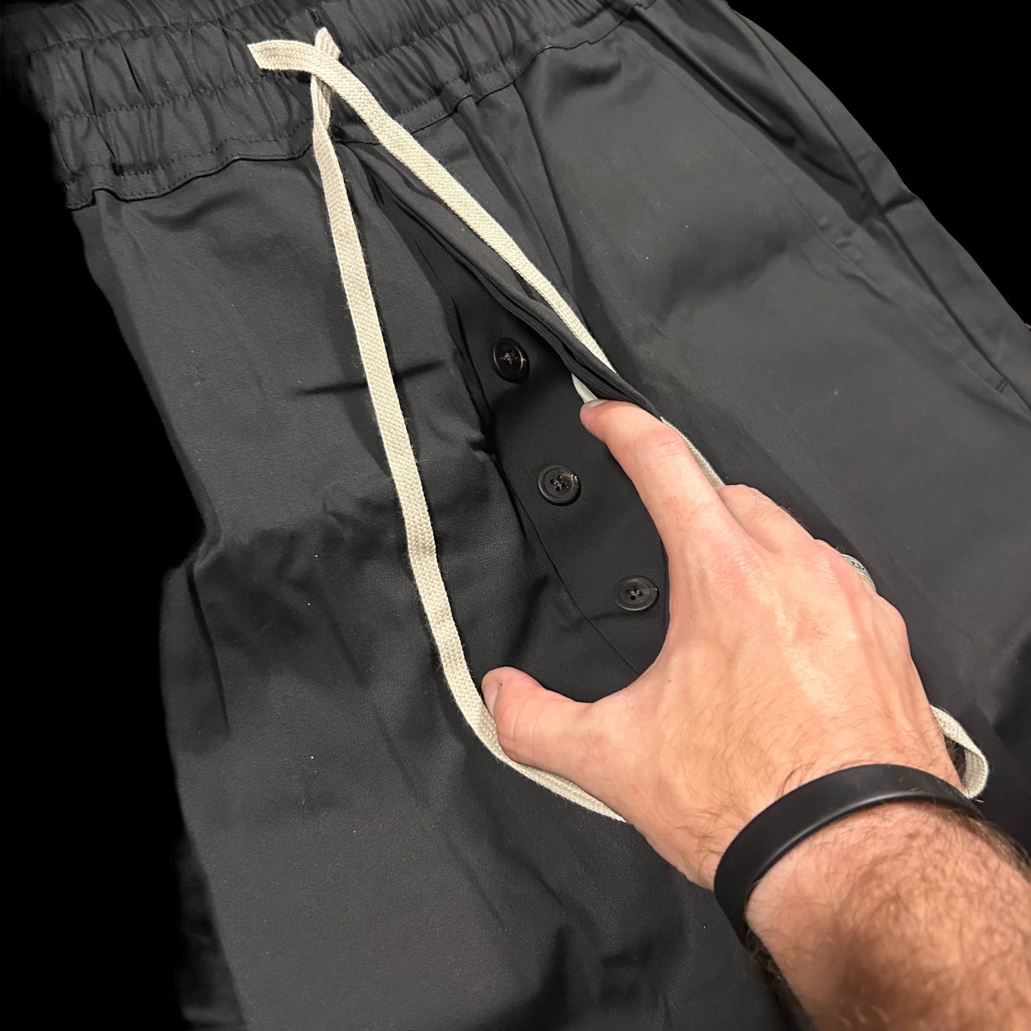 SS24 “Lido” Drawstring Long Trousers