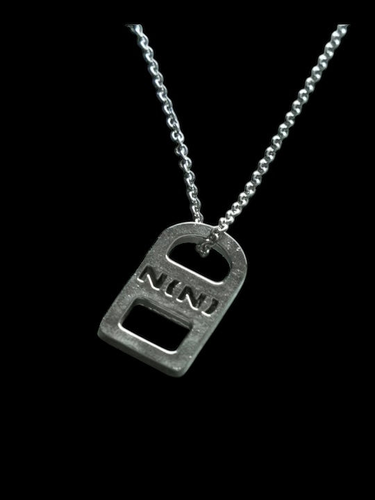 Logo Plate Pendant & Necklace
