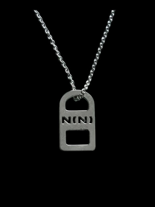 Logo Plate Pendant & Necklace