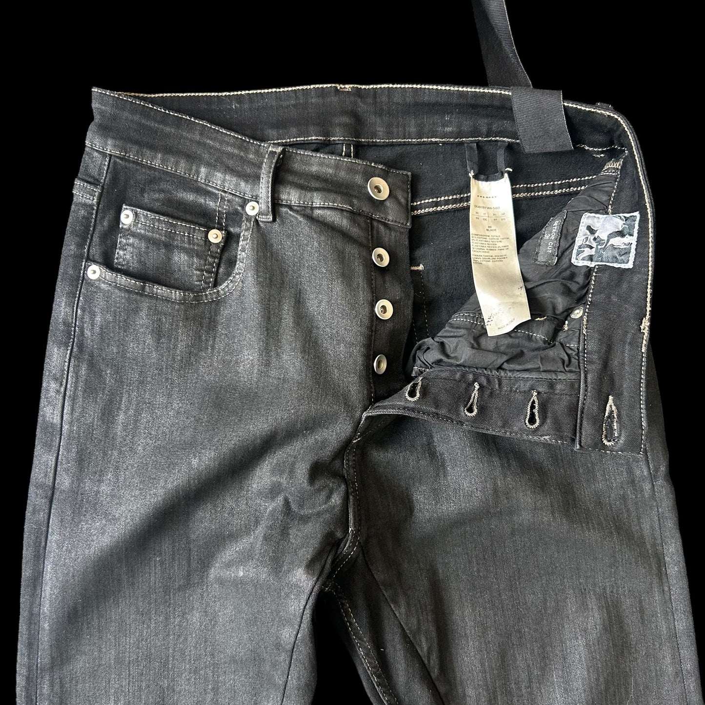 DRKSHDW SS22 “Fogachine” Detroit Cut Denim Jeans