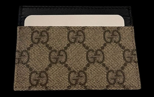 Men’s Canvas Monogram Card Holder