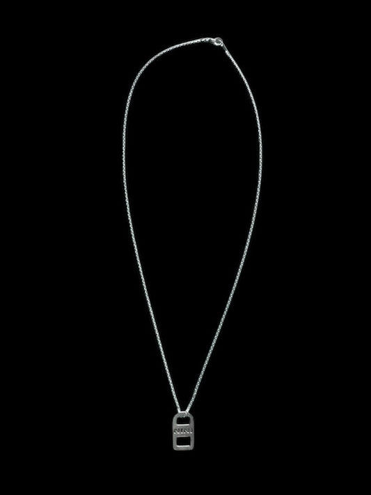 Logo Plate Pendant & Necklace