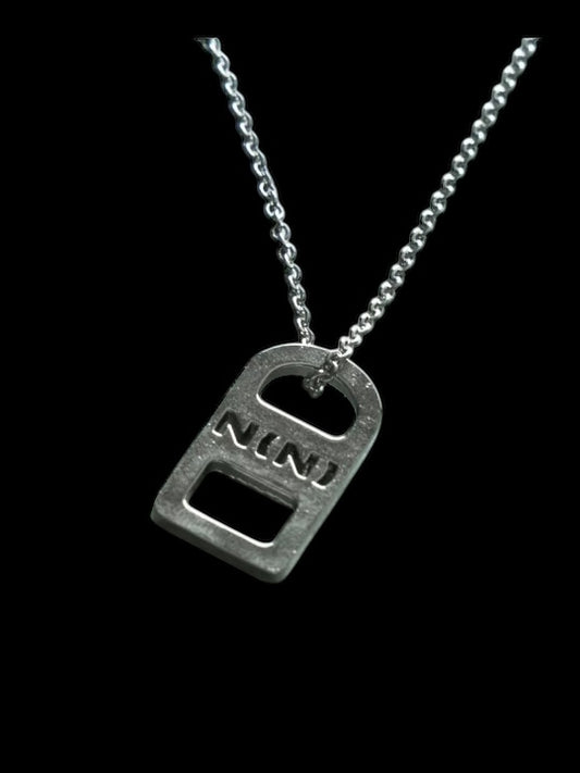 Logo Plate Pendant & Necklace